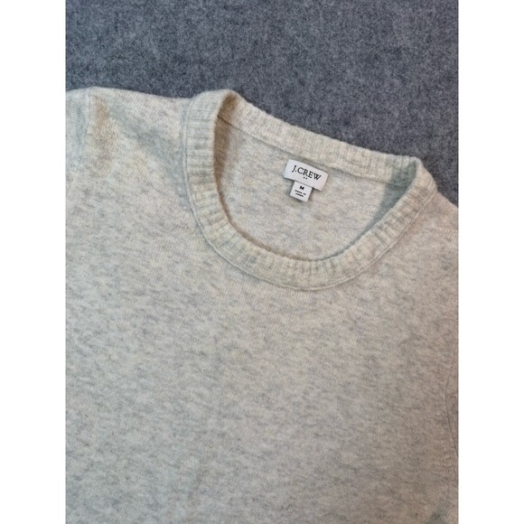 J.Crew Sweaters - J.Crew‎ Womens Heather Oatmeal Grey Crewneck Knit Sweater Size Medium